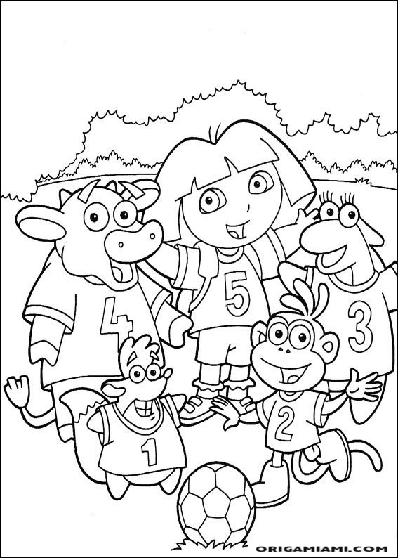 Dora the Explorer coloring page (85)