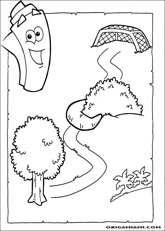 Dora the Explorer coloring page (88)