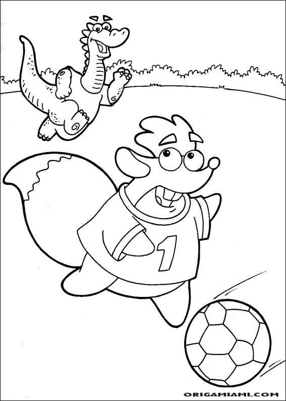 Dora the Explorer coloring page (89)