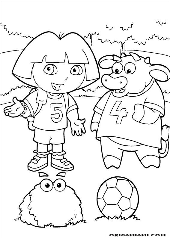 Dora the Explorer coloring page (90)