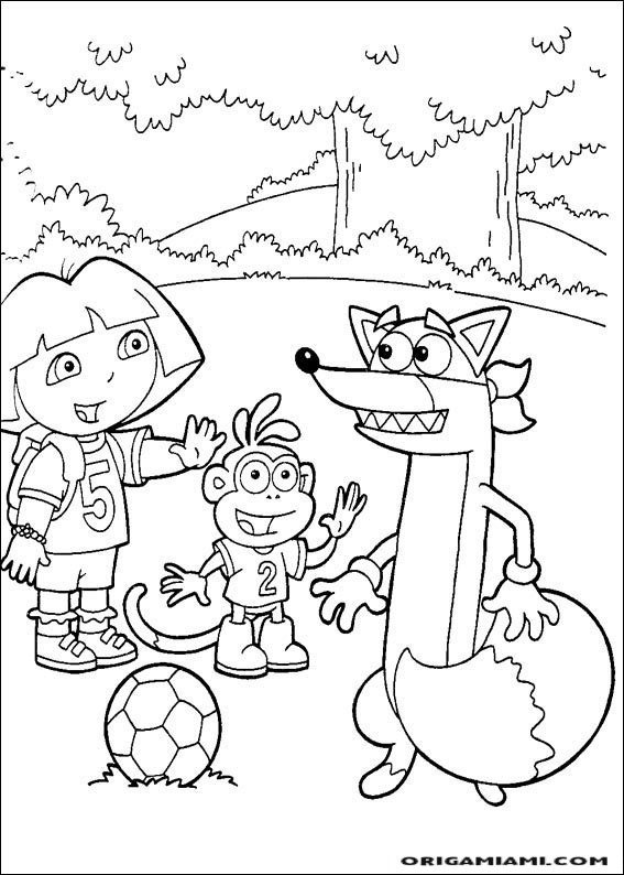 Dora the Explorer coloring page (91)