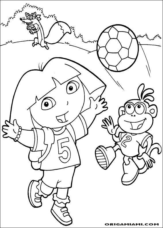 Dora the Explorer coloring page (92)