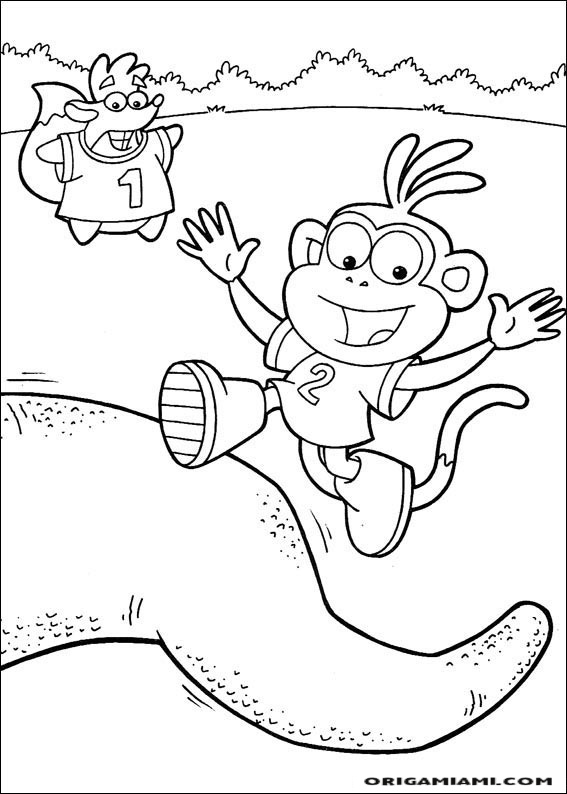 Dora the Explorer coloring page (93)