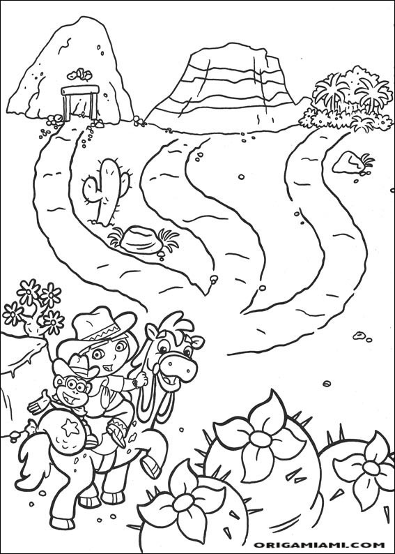 Dora the Explorer coloring page (96)