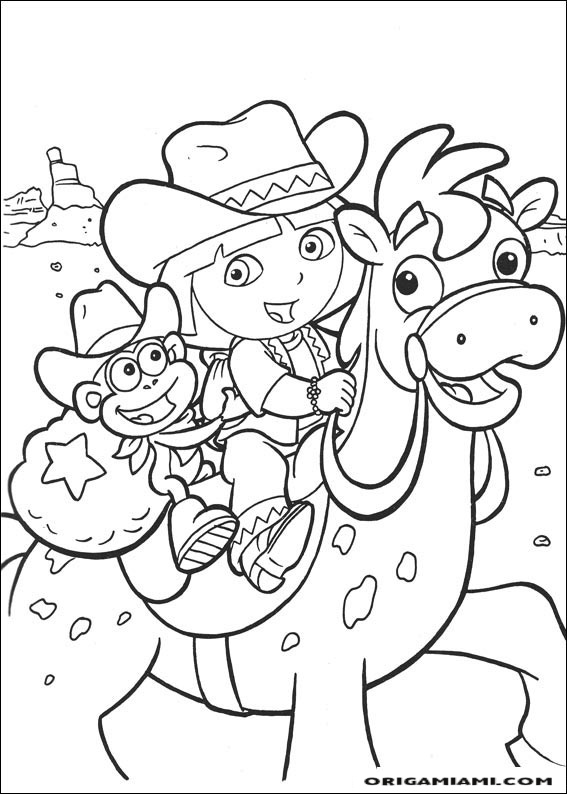 Dora the Explorer coloring page (97)