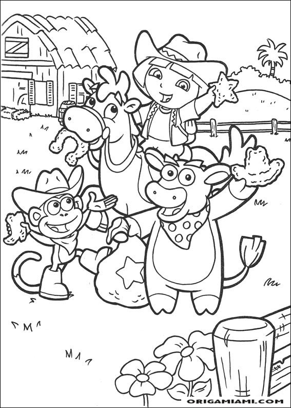 Dora the Explorer coloring page (98)