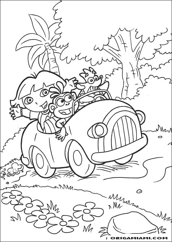 Dora the Explorer coloring page (99)