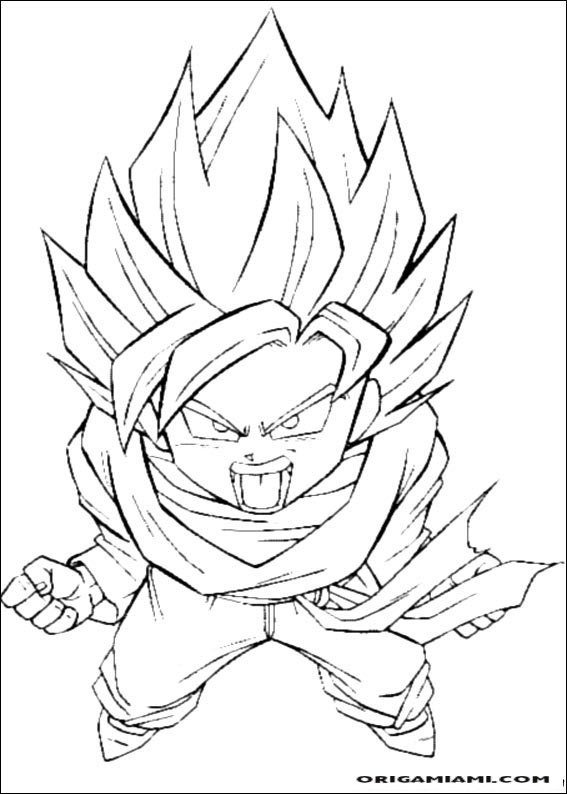 Dragon Ball Z coloring page (1)