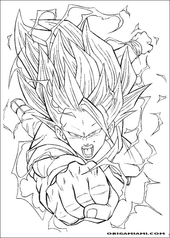 Dragon Ball Z coloring page (19)