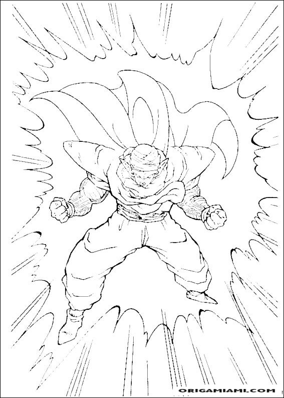 Dragon Ball Z coloring page (2)