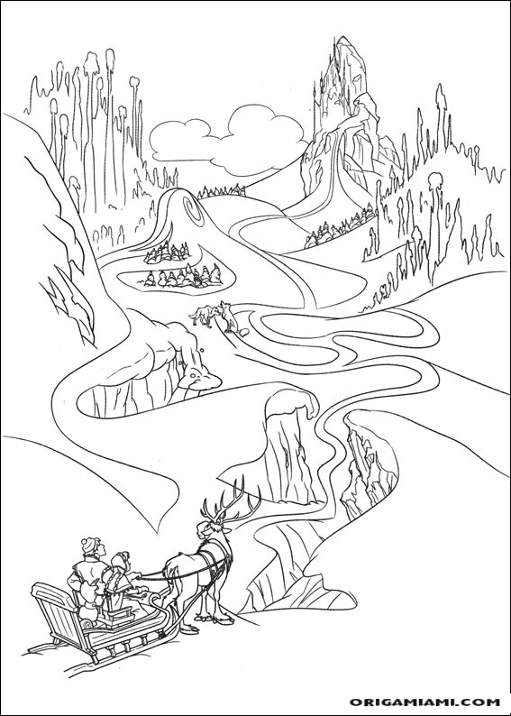 Frozen coloring page (14)