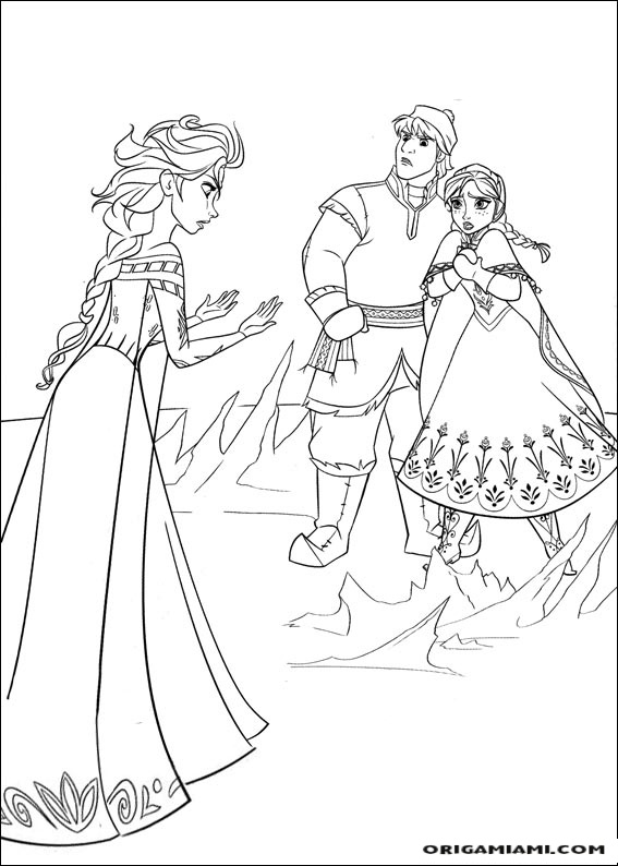 Frozen coloring page (17)