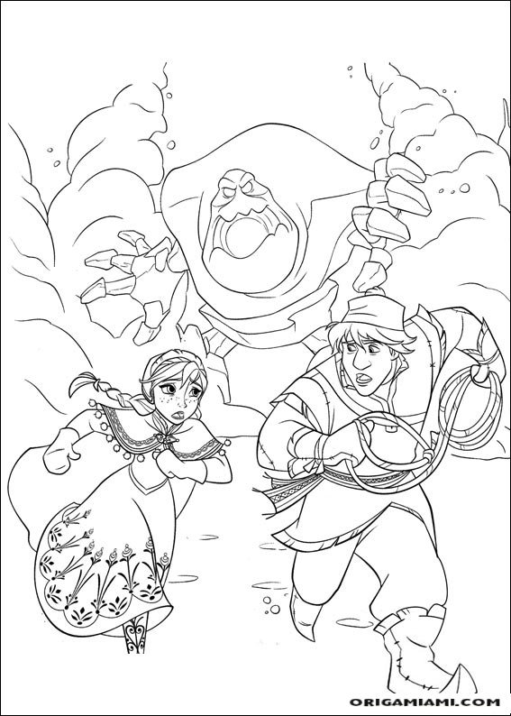 Frozen coloring page (18)