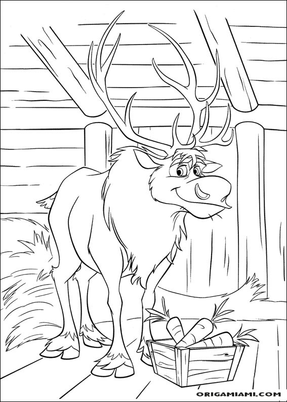 Frozen coloring page (22)