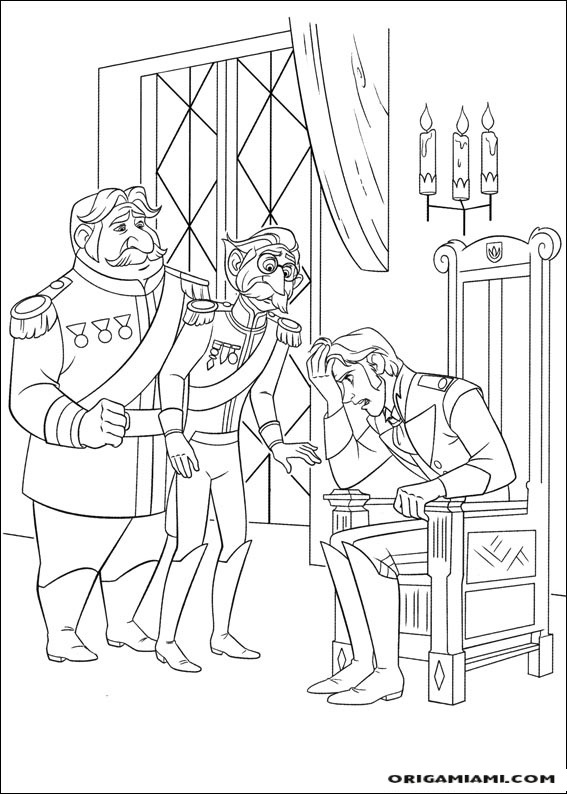 Frozen coloring page (24)