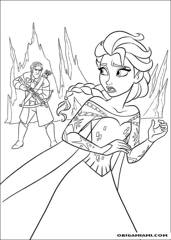 Frozen coloring page (28)