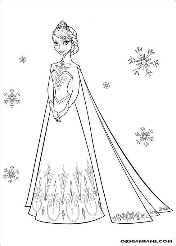 Frozen coloring page (31)