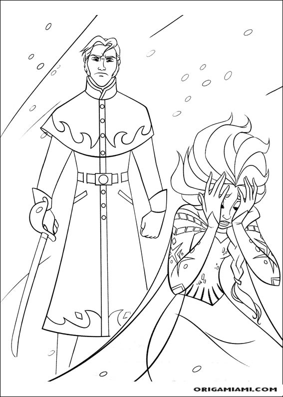 Frozen coloring page (32)