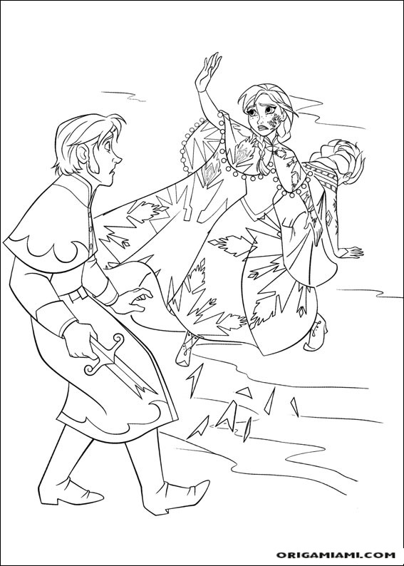 Frozen coloring page (33)