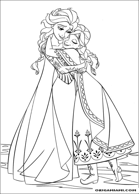 Frozen coloring page (34)