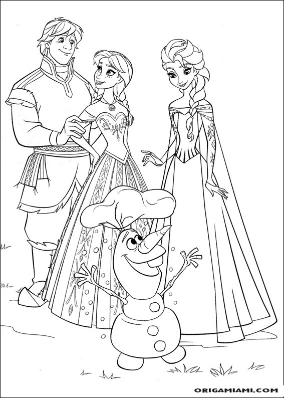 Frozen coloring page (35)