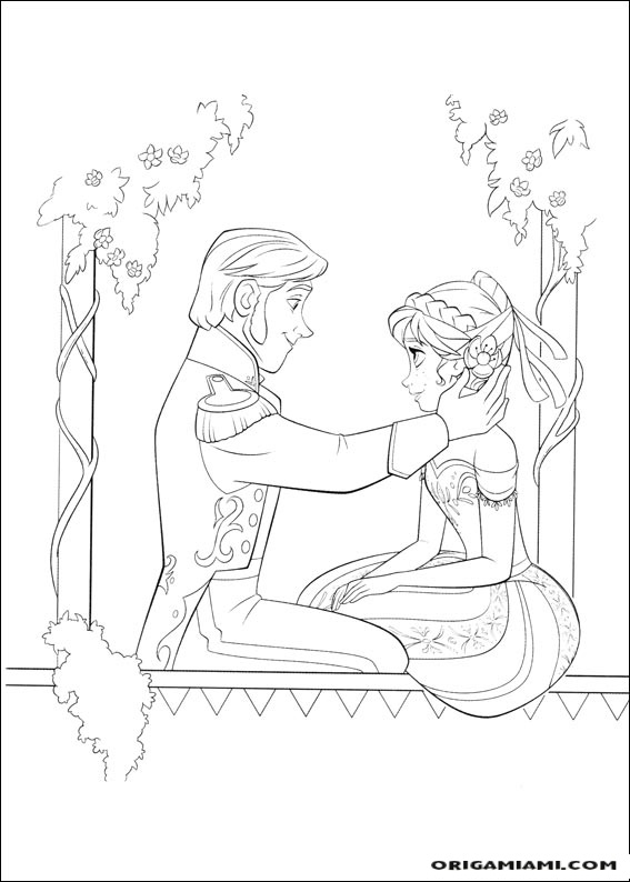 Frozen coloring page (7)