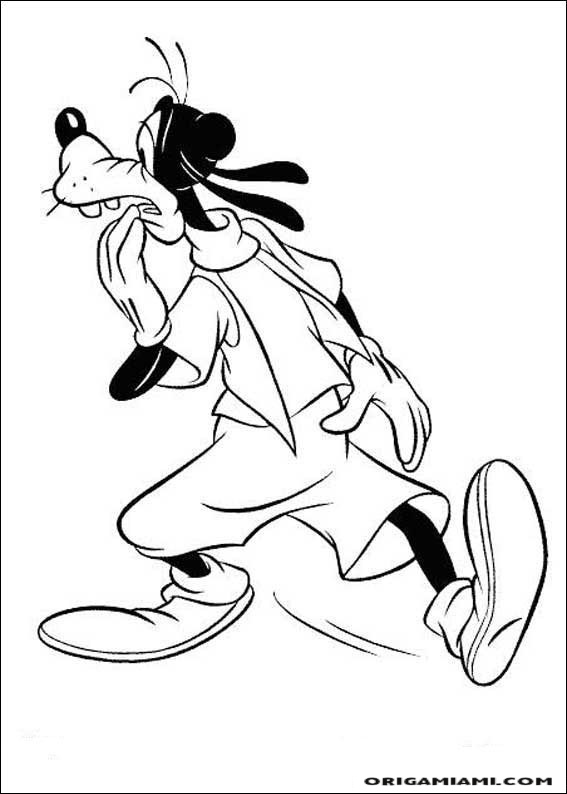 Goofy coloring page (1)