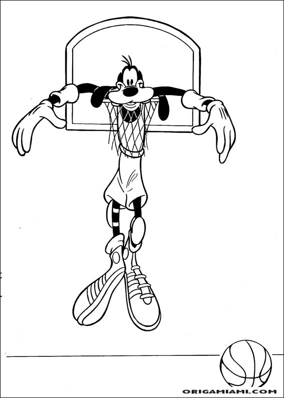 Goofy coloring page (11)