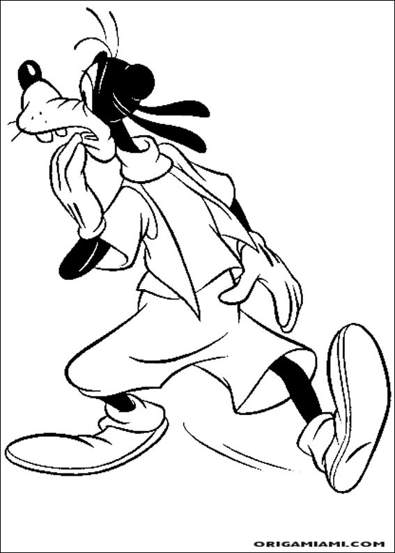 Goofy coloring page (13)