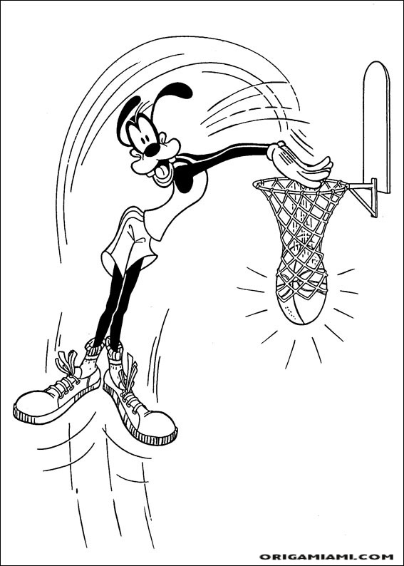 Goofy coloring page (15)