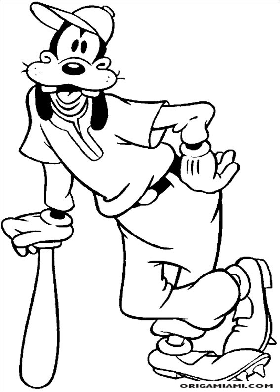 Goofy coloring page (17)