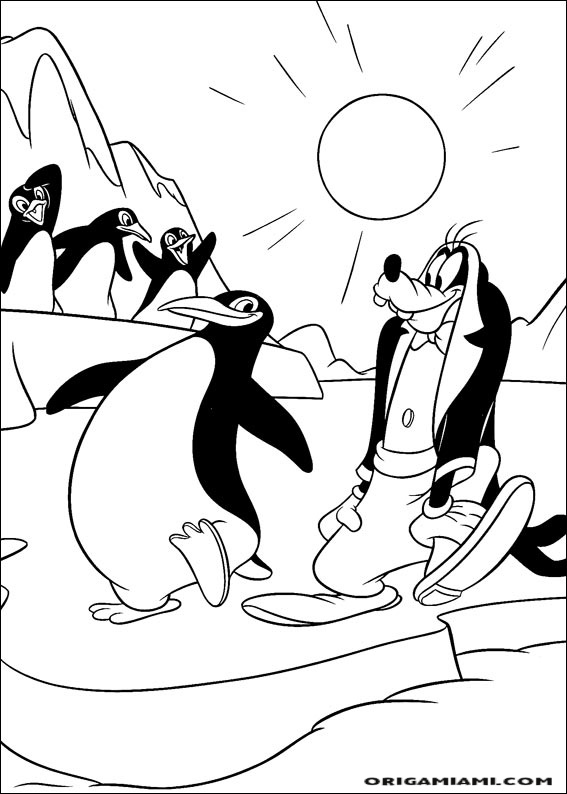 Goofy coloring page (18)