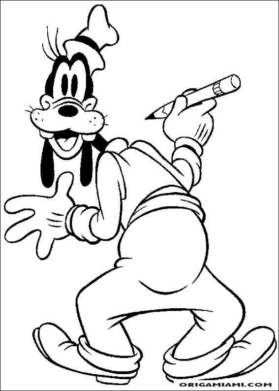 Goofy coloring page (19)