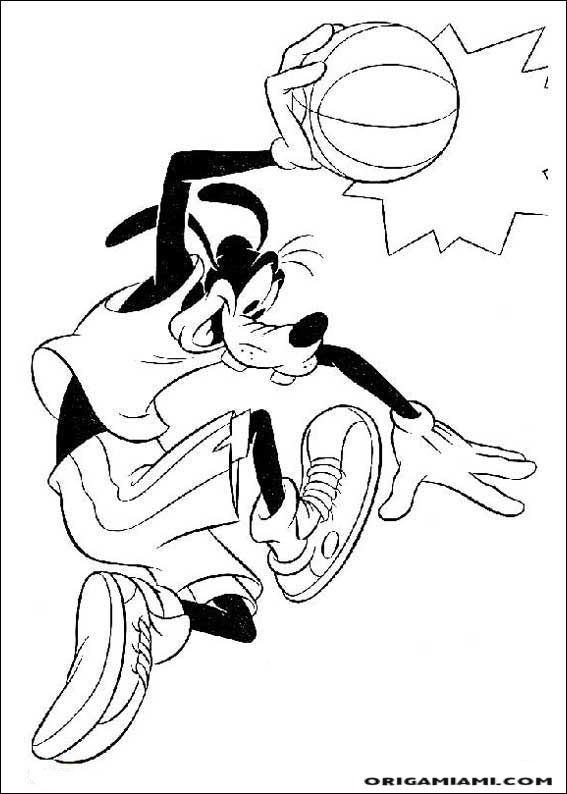 Goofy coloring page (2)