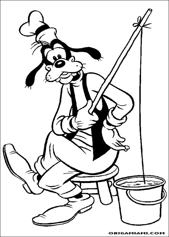 Goofy coloring page (21)