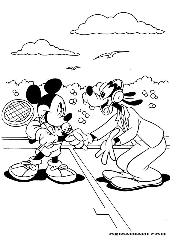 Goofy coloring page (22)