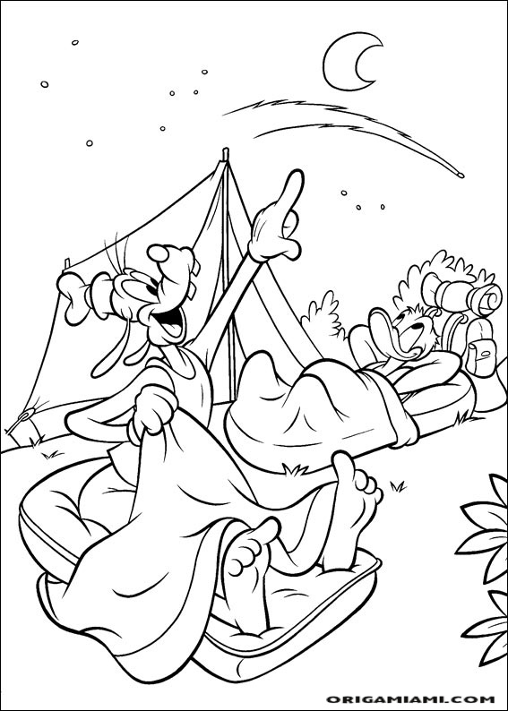 Goofy coloring page (24)