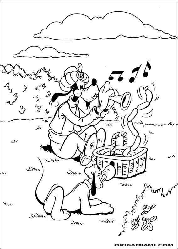 Goofy coloring page (25)