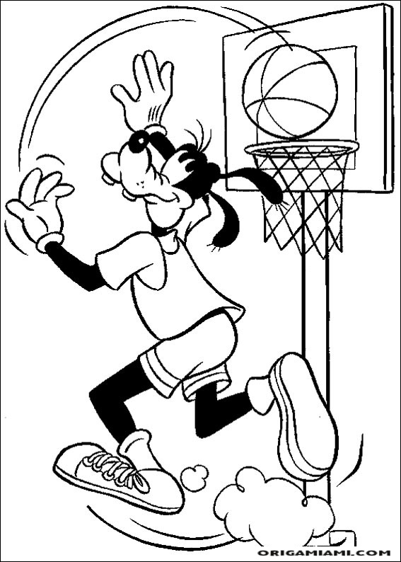 Goofy coloring page (26)