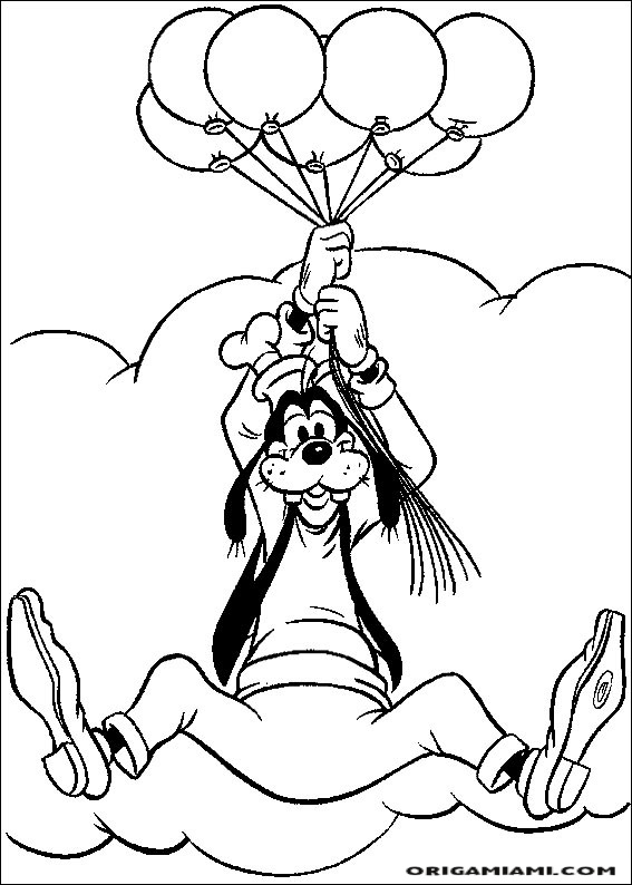 Goofy coloring page (28)