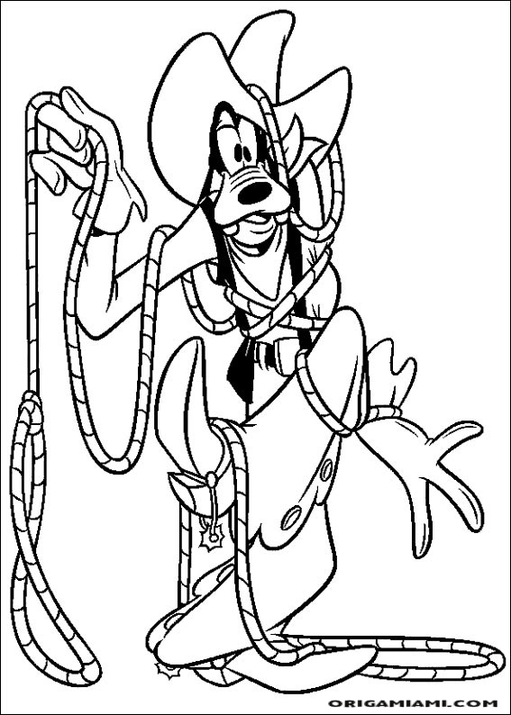 Goofy coloring page (30)