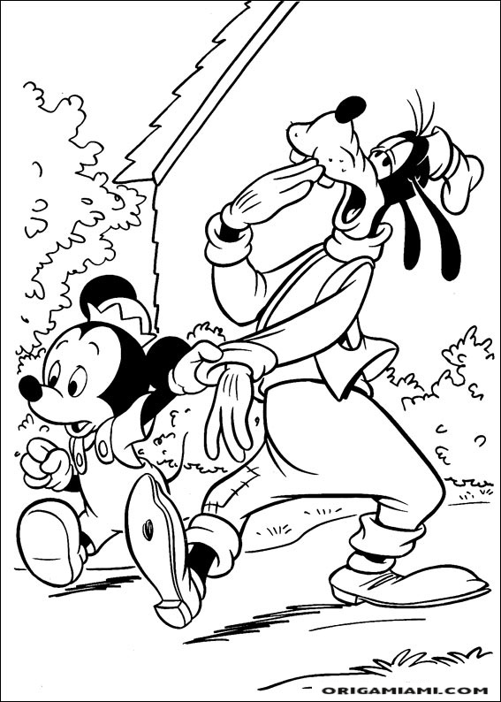 Goofy coloring page (33)