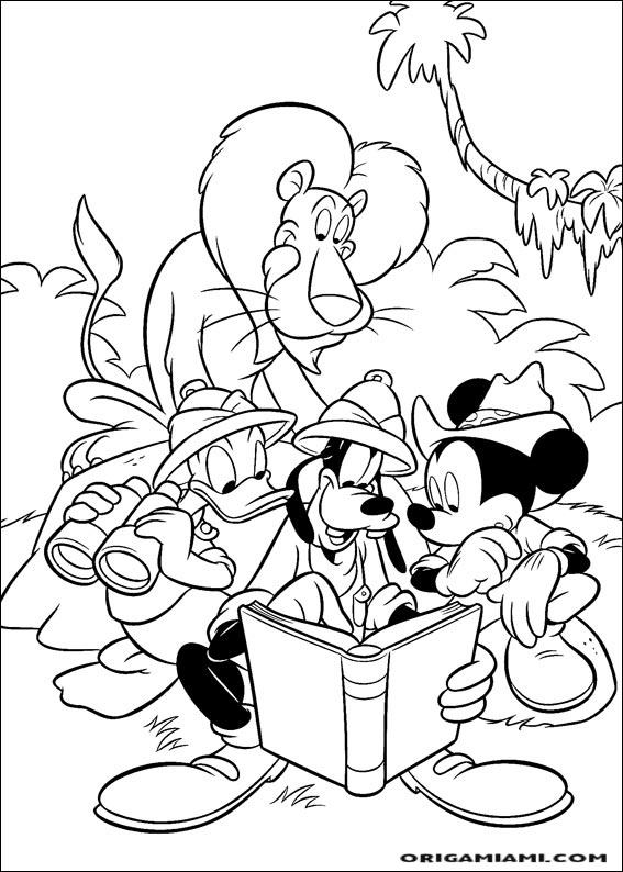 Goofy coloring page (35)