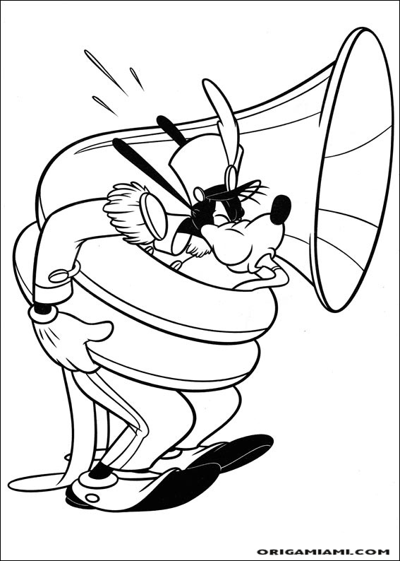 Goofy coloring page (36)