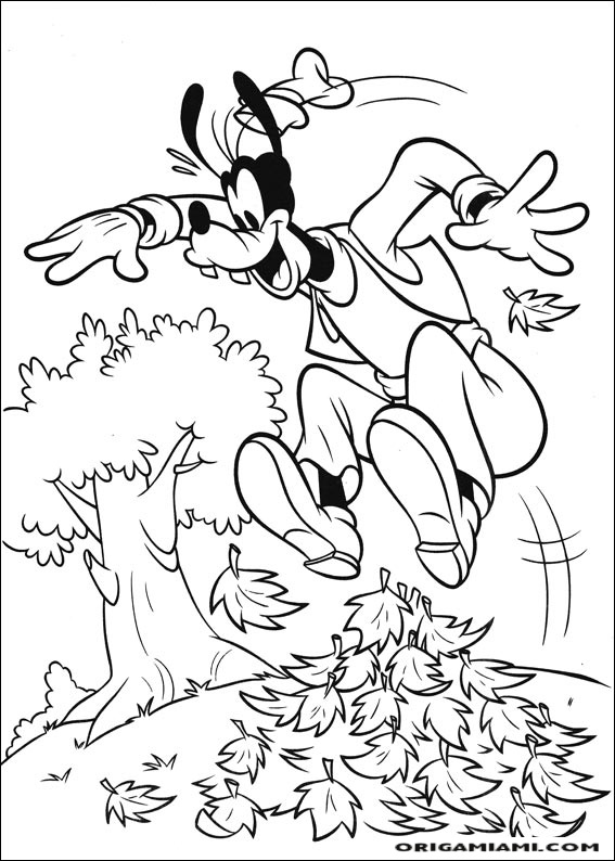 Goofy coloring page (38)