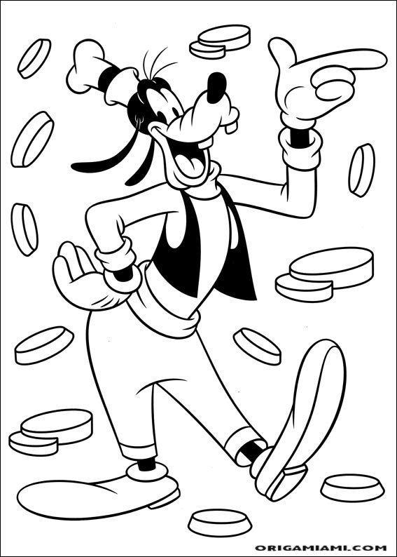 Goofy coloring page (39)