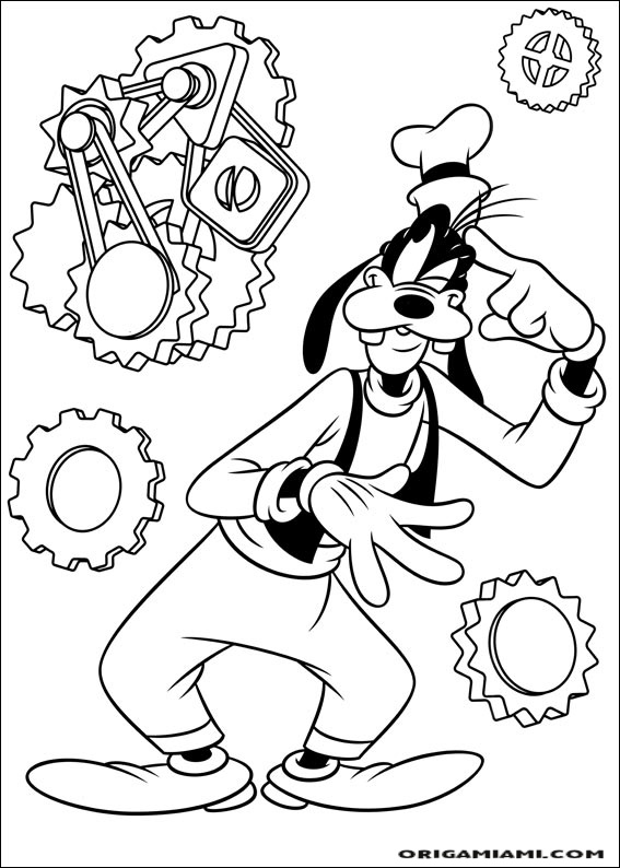 Goofy coloring page (42)