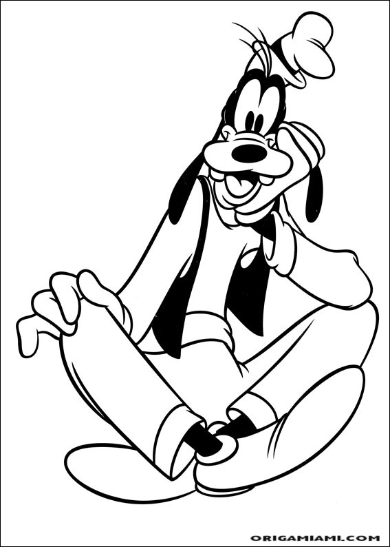 Goofy coloring page (43)