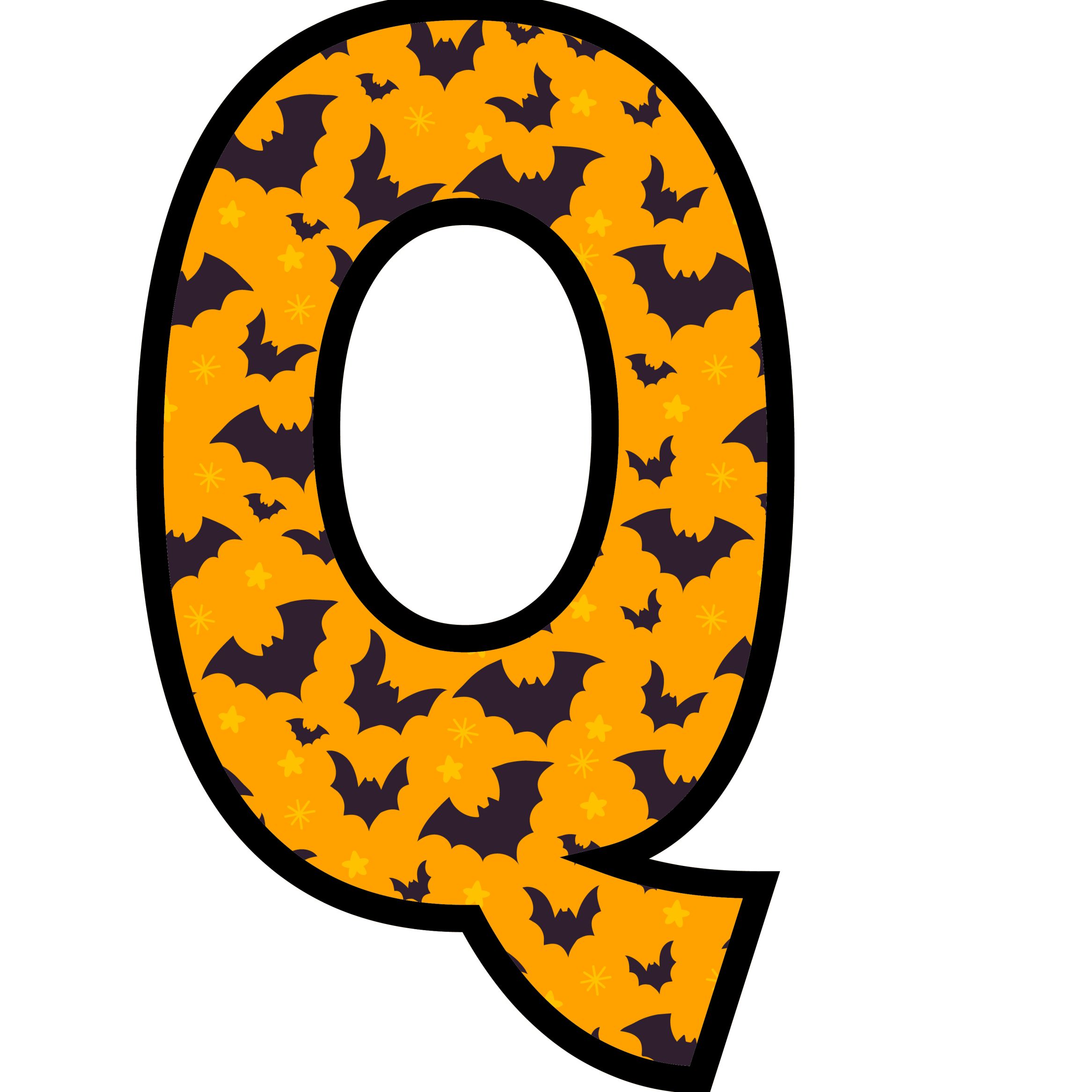 Halloween Bats Letters (17)