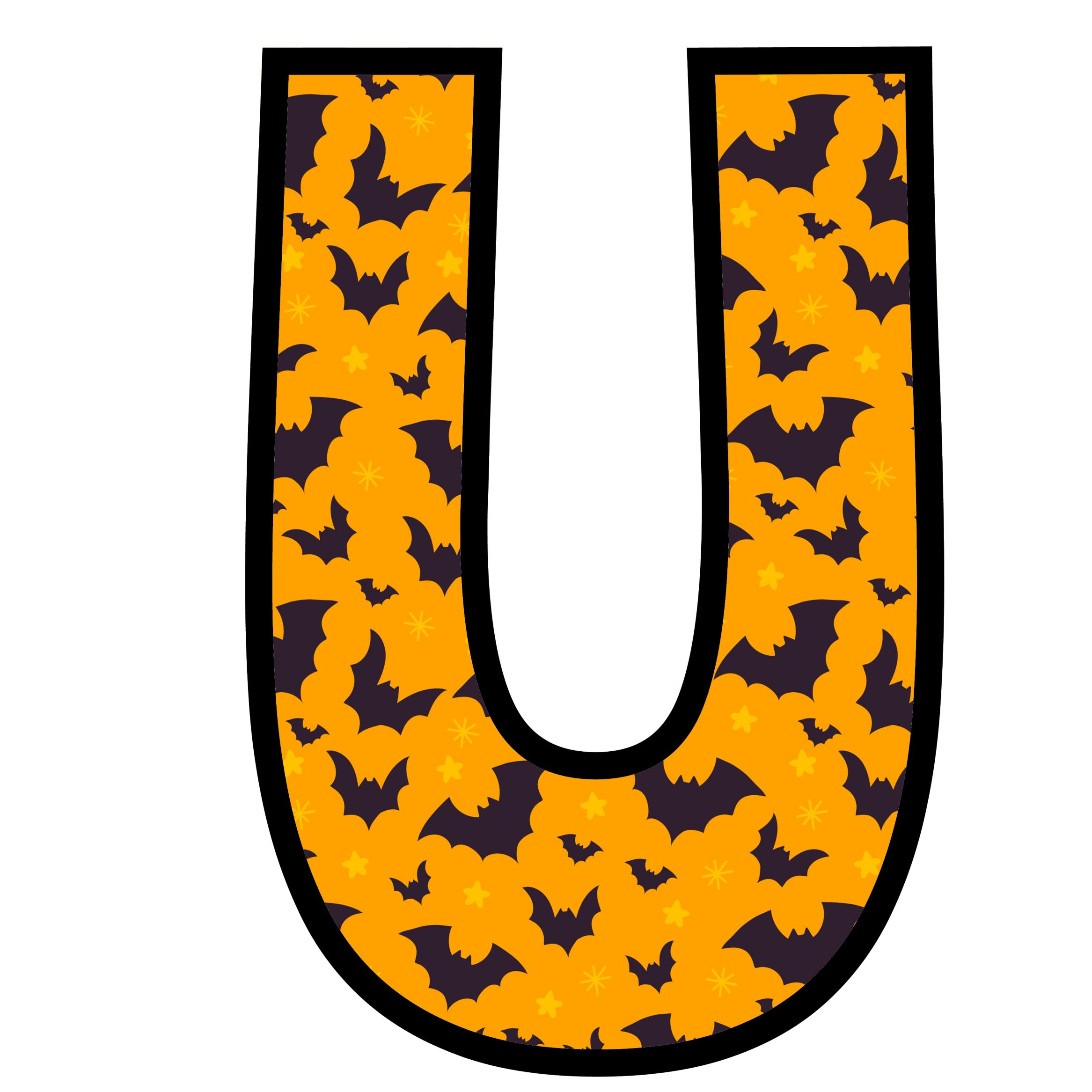 Halloween Bats Letters (21)